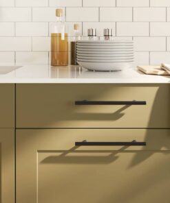 vidaXL Handvatten 10 st 160 mm roestvrij staal zwart