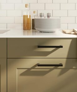 vidaXL Handvatten 10 st 160 mm roestvrij staal zwart