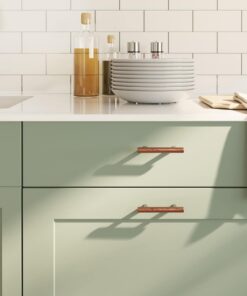 vidaXL Handvatten 10 st 64 mm roestvrij staal bronskleurig