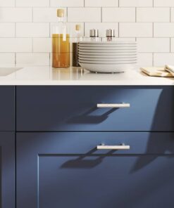 vidaXL Handvatten 10 st 64 mm roestvrij staal zilverkleurig