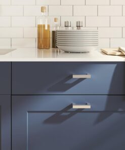 vidaXL Handvatten 10 st 64 mm roestvrij staal zilverkleurig