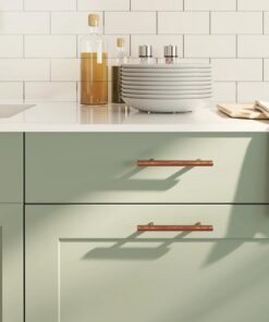 vidaXL Handvatten 10 st 96 mm roestvrij staal bronskleurig