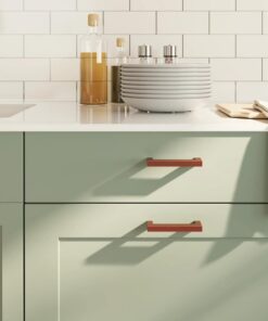 vidaXL Handvatten 10 st 96 mm roestvrij staal bronskleurig