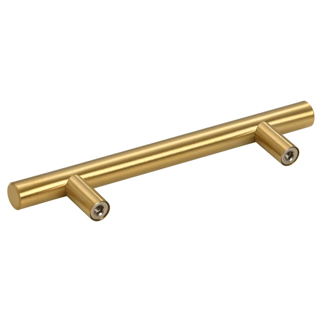 vidaXL Handvatten 10 st 96 mm roestvrij staal goudkleurig - Image 7