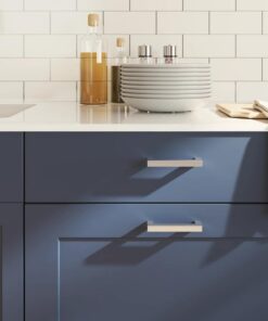 vidaXL Handvatten 10 st 96 mm roestvrij staal zilverkleurig