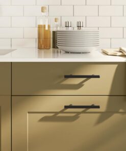 vidaXL Handvatten 10 st 96 mm roestvrij staal zwart