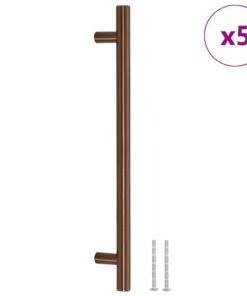 vidaXL Handvatten 5 st 192 mm roestvrij staal bronskleurig