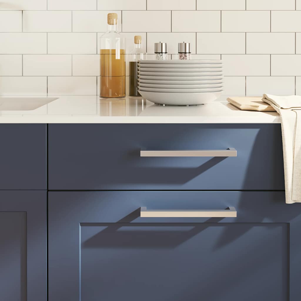 vidaXL Handvatten 5 st 192 mm roestvrij staal zilverkleurig