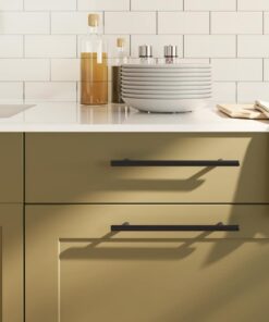 vidaXL Handvatten 5 st 192 mm roestvrij staal zwart