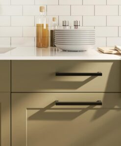 vidaXL Handvatten 5 st 192 mm roestvrij staal zwart