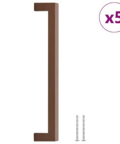 vidaXL Handvatten 5 st 224 mm roestvrij staal bronskleurig