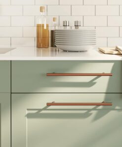 vidaXL Handvatten 5 st 224 mm roestvrij staal bronskleurig