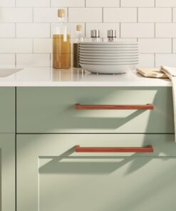 vidaXL Handvatten 5 st 224 mm roestvrij staal bronskleurig