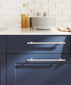 vidaXL Handvatten 5 st 224 mm roestvrij staal zilverkleurig