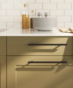 vidaXL Handvatten 5 st 224 mm roestvrij staal zwart