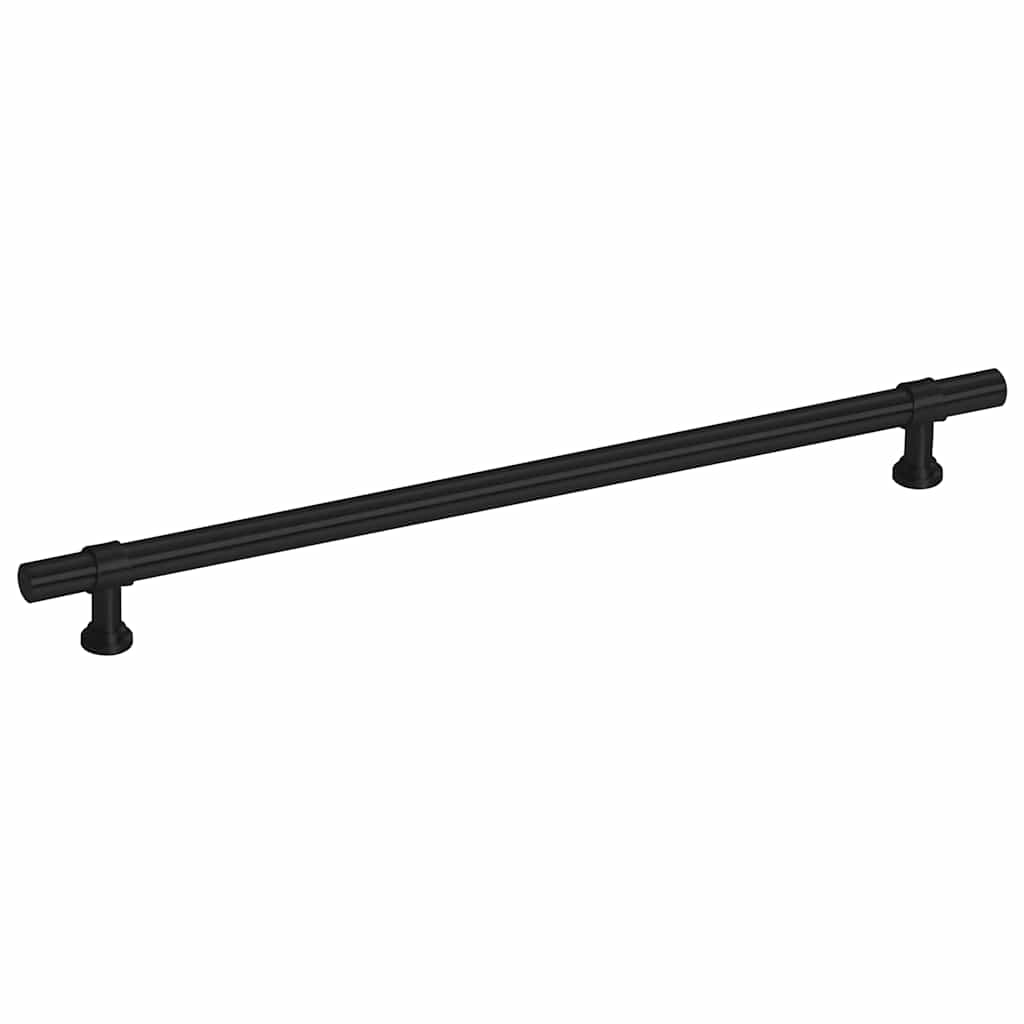 vidaXL Handvatten 5 st 224 mm roestvrij staal zwart - Afbeelding 6