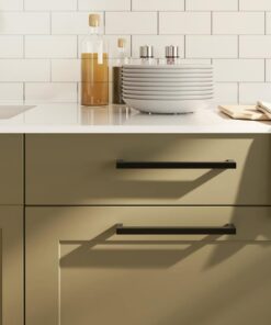 vidaXL Handvatten 5 st 224 mm roestvrij staal zwart