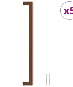 vidaXL Handvatten 5 st 320 mm roestvrij staal bronskleurig