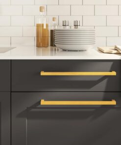 vidaXL Handvatten 5 st 320 mm roestvrij staal goudkleurig