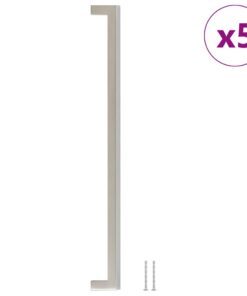 vidaXL Handvatten 5 st 320 mm roestvrij staal zilverkleurig