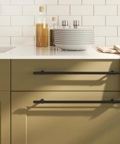 vidaXL Handvatten 5 st 320 mm roestvrij staal zwart