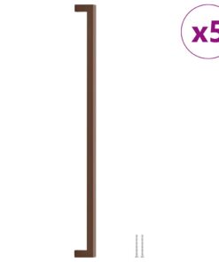 vidaXL Handvatten 5 st 480 mm roestvrij staal bronskleurig
