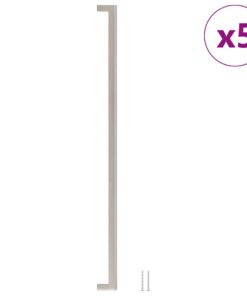 vidaXL Handvatten 5 st 480 mm roestvrij staal zilverkleurig
