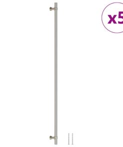 vidaXL Handvatten 5 st 480 mm roestvrij staal zilverkleurig