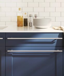 vidaXL Handvatten 5 st 480 mm roestvrij staal zilverkleurig