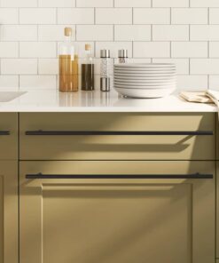 vidaXL Handvatten 5 st 480 mm roestvrij staal zwart