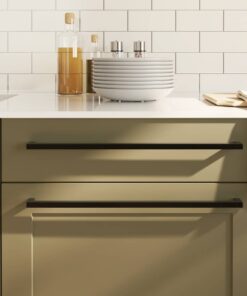 vidaXL Handvatten 5 st 480 mm roestvrij staal zwart