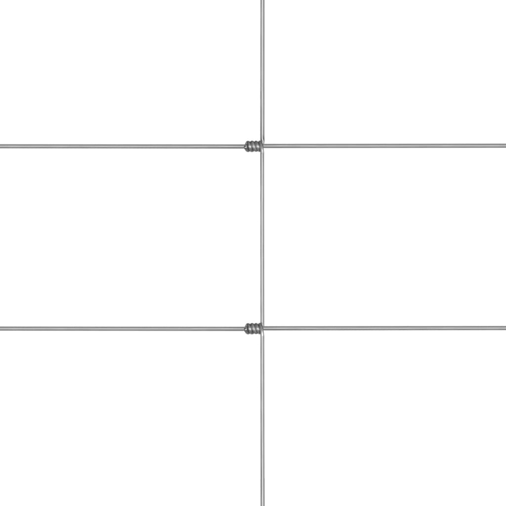 6 m gegalvaniseerd staal zilverkleurig