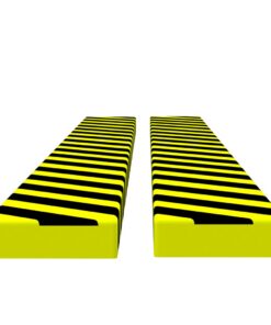 5 cm PU geel en zwart