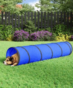 vidaXL Hondentunnel Ø 40 x 200 cm polyester blauw