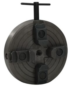 vidaXL Houtklauwplaat 4 bekken M18 verbinding 150x63 mm staal zwart