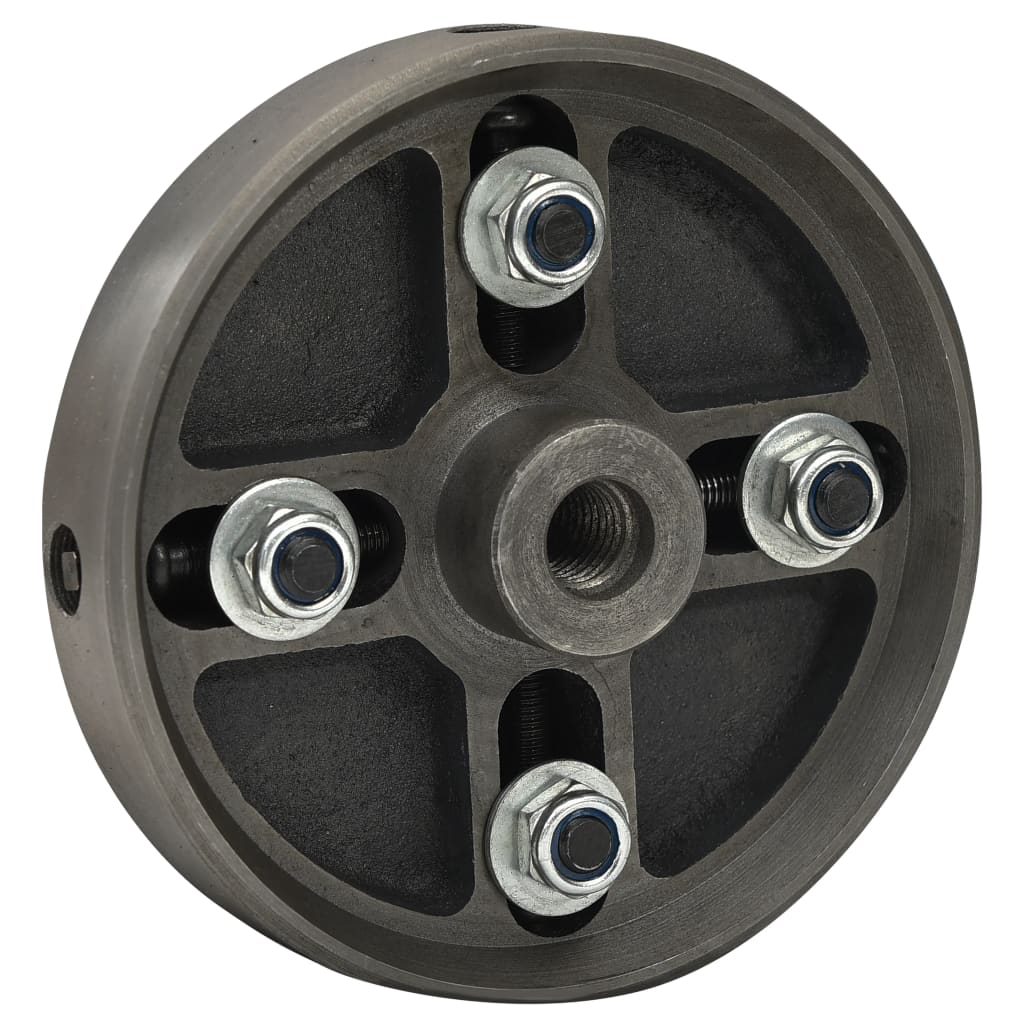 vidaXL Houtklauwplaat 4 bekken M18 verbinding 150x63 mm staal zwart - Image 4