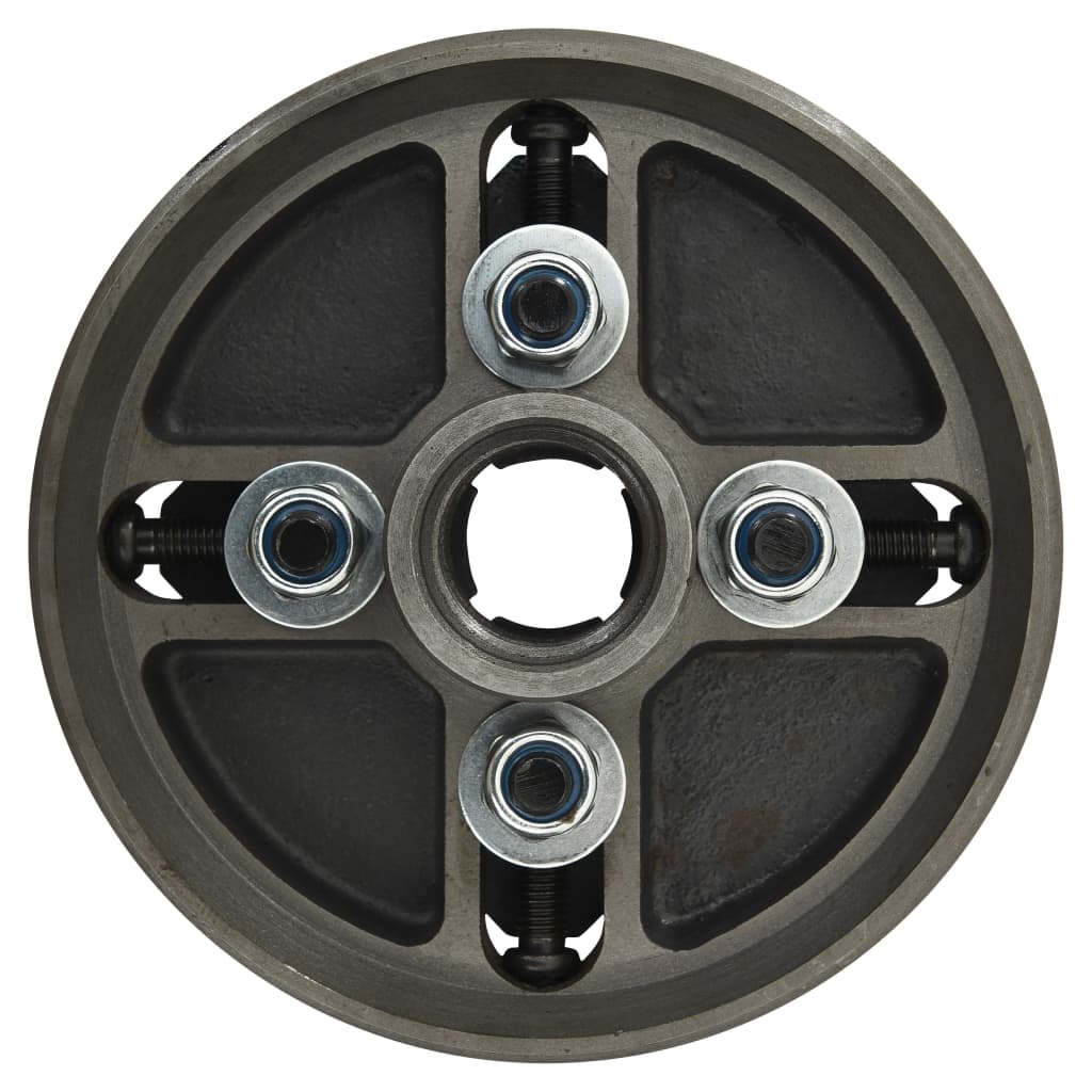 vidaXL Houtklauwplaat 4 bekken M33 verbinding 150x63 mm staal zwart - Image 4