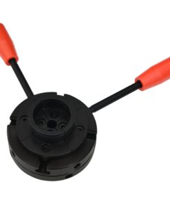 vidaXL Houtklauwplaat 4 bekken met M33 verbinding 100 mm staal