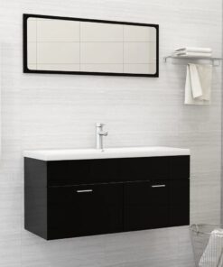 vidaXL Inbouwwastafel met kraan 101x39x18 cm keramiek wit