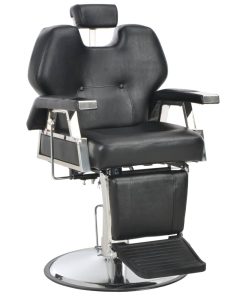 vidaXL Kappersstoel 72x68x98 cm kunstleer zwart