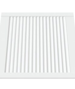 4 cm massief grenenhout wit