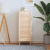 vidaXL Kastdeur met lamellen 99