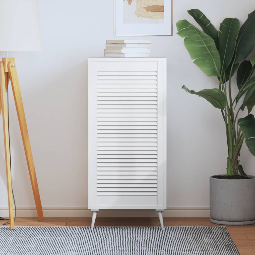 vidaXL Kastdeur met lamellen 99