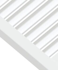 vidaXL Kastdeuren met lamellen 2 st 39