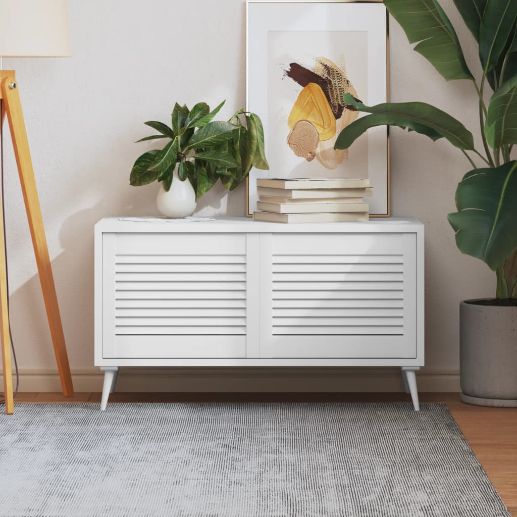 vidaXL Kastdeuren met lamellen 2 st 39