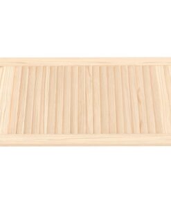 vidaXL Kastdeuren met lamellen 2 st 69x39