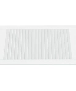 vidaXL Kastdeuren met lamellen 2 st 69x39