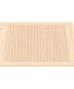 vidaXL Kastdeuren met lamellen 2 st 69x49