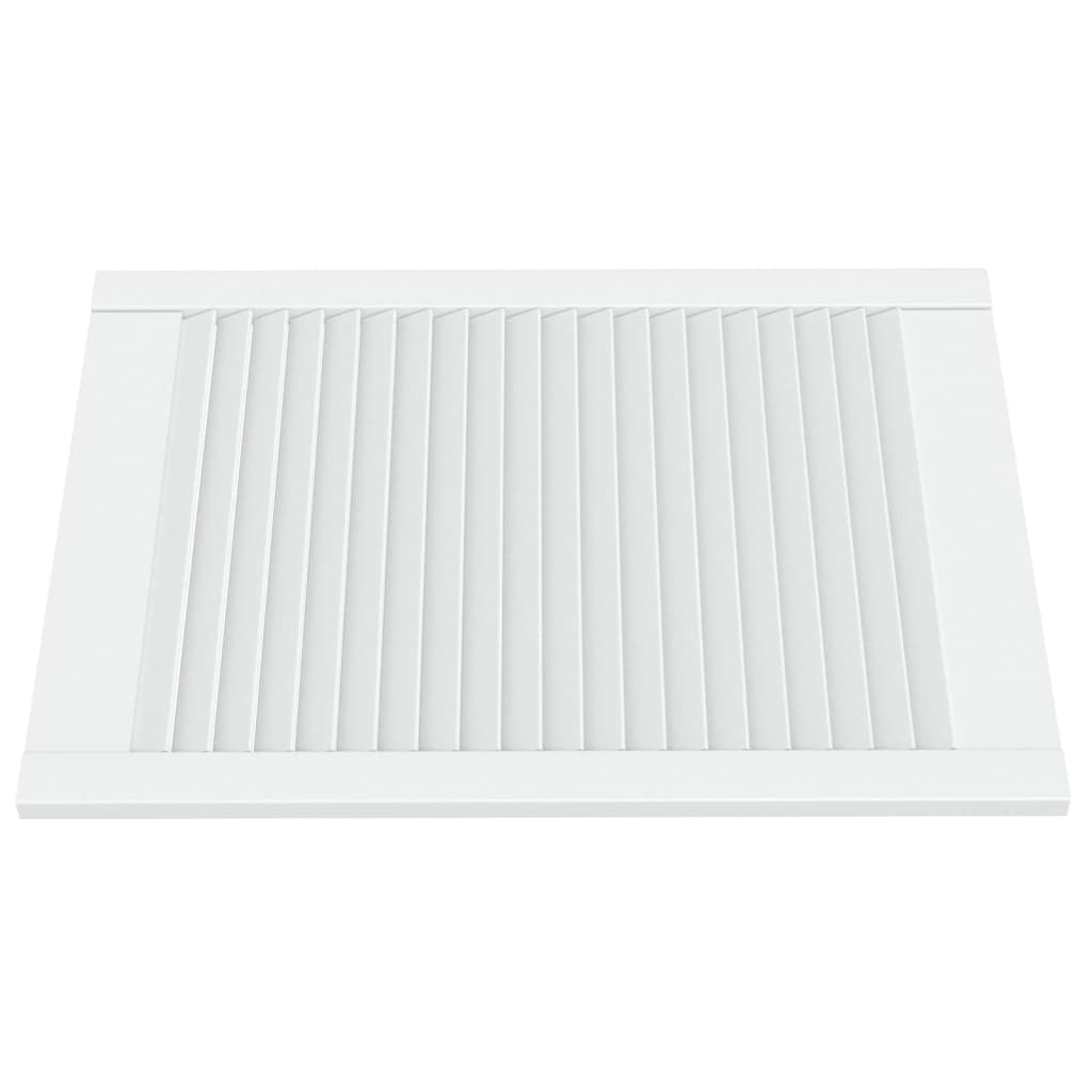 vidaXL Kastdeuren met lamellen 2 st 69x49