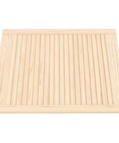 vidaXL Kastdeuren met lamellen 2 st 69x59